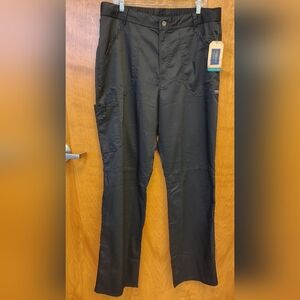 Cherokee Workwear Black Cargo Scrub Pants